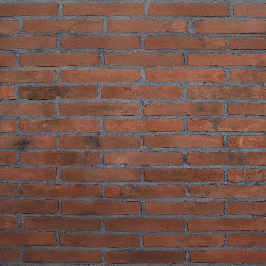 El Yapımı Kaplama Tuğla - Linear Old Red
