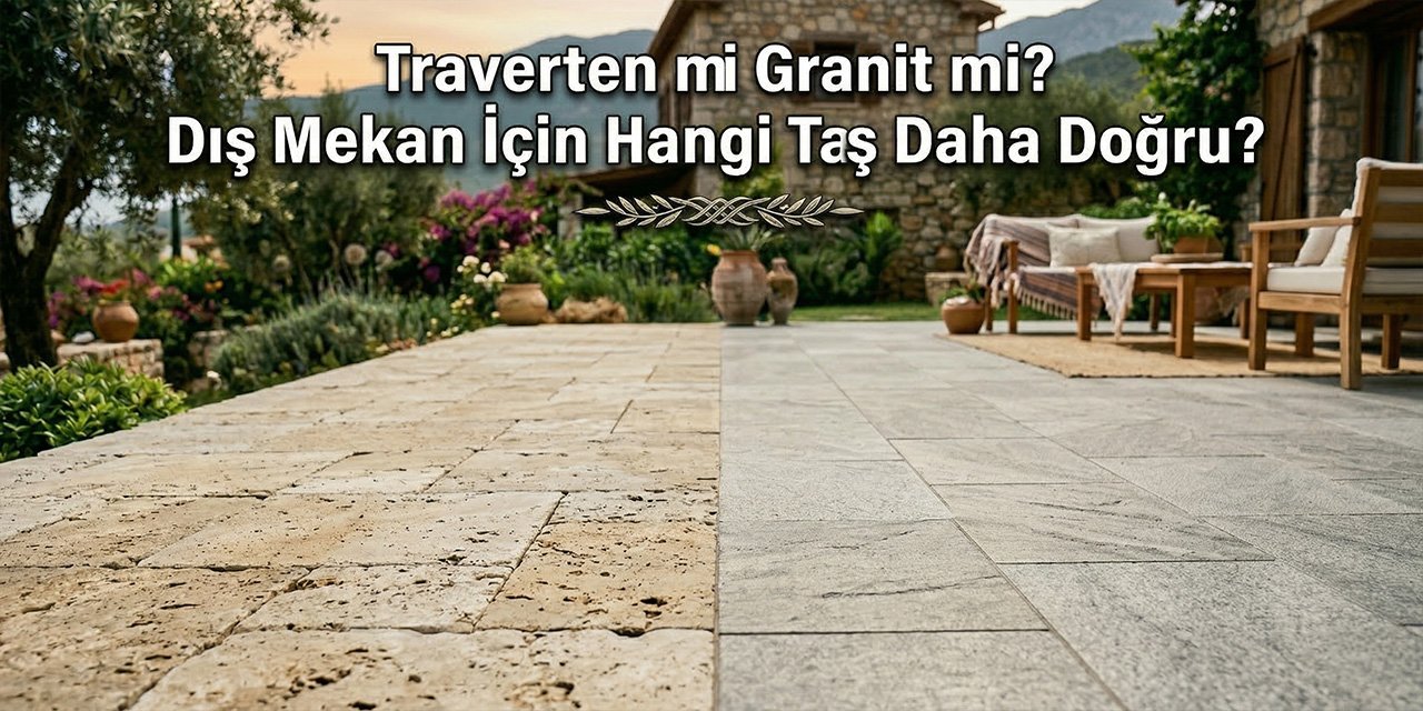 Traverten mi Granit mi Dış Mekan İçin Hangi Taş Daha Doğru