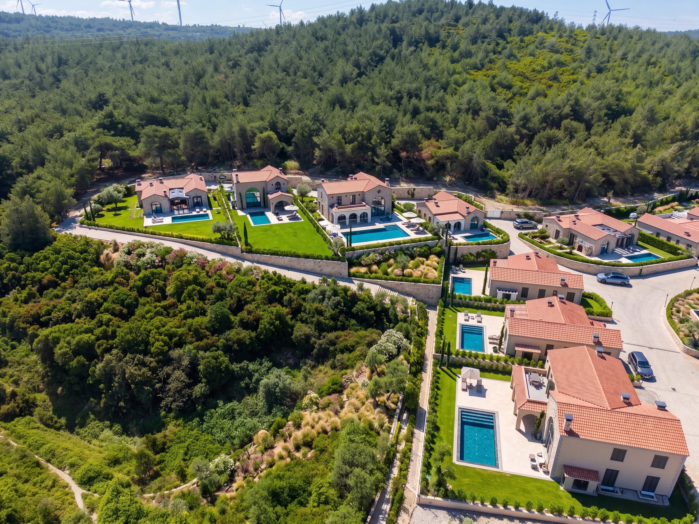 FAMM Urla Projesi mimari ve Gürok Granada Famm Kiremit çatı detayları